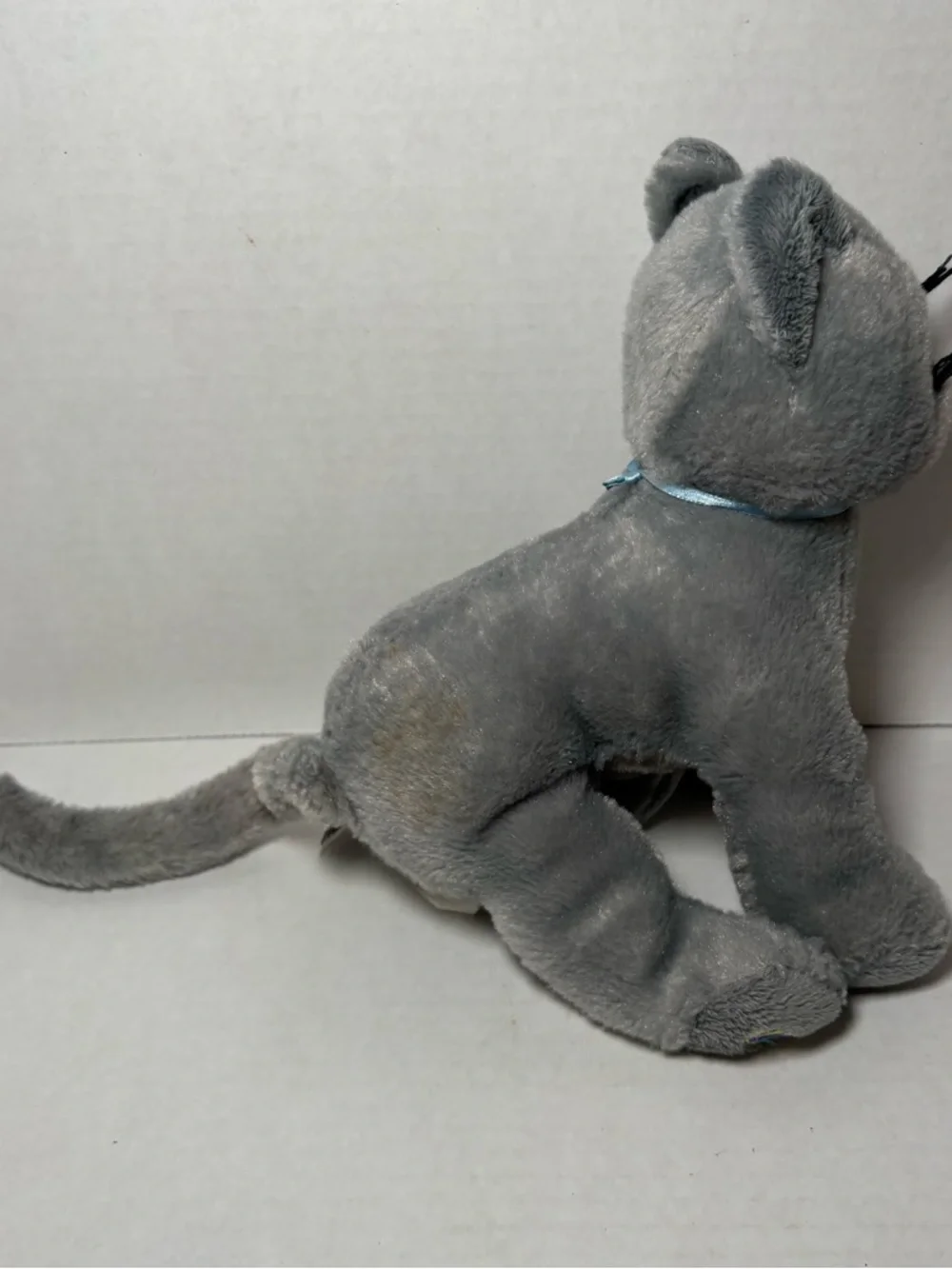 Y2K 2000s Ganz Webkinz Charcoal Cat Plush Stuffed Animal No Code